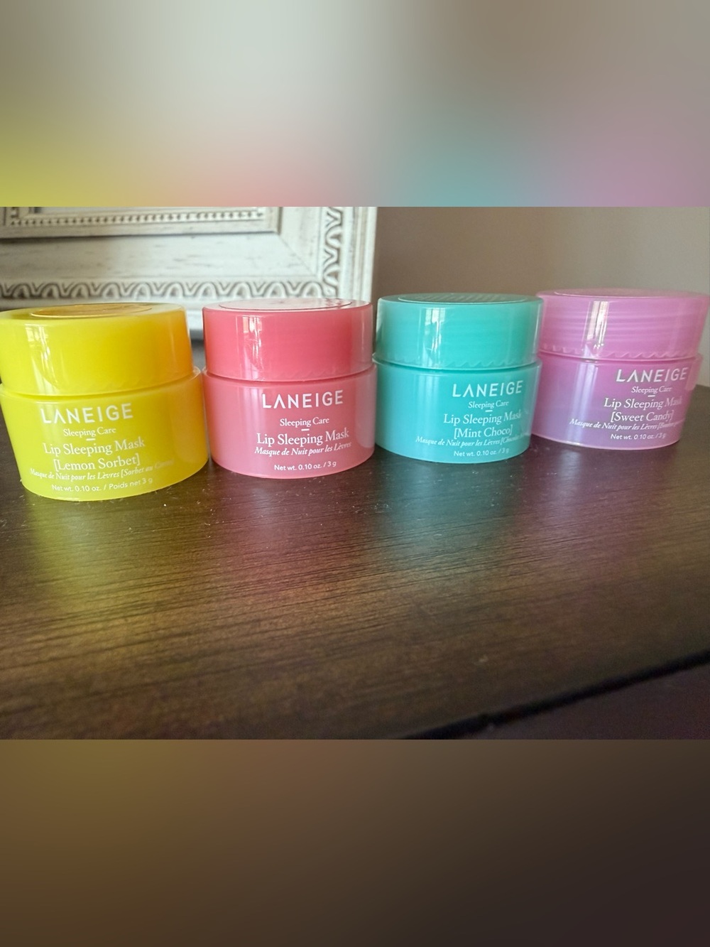 Set of 4 LANEIGE Lip Sleeping Masks